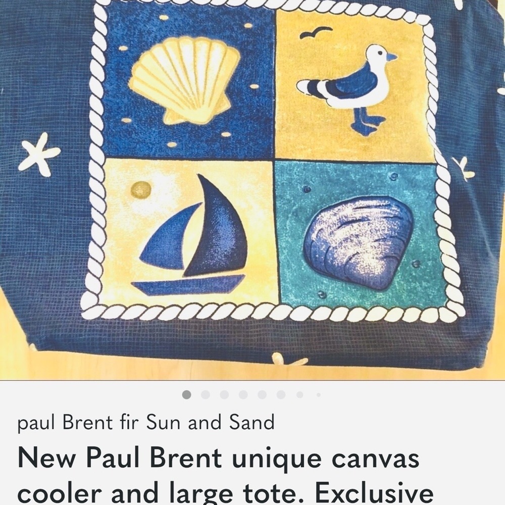 Paul Brent Nautical Canvas Tote and cooler bags. Unique design. High quality